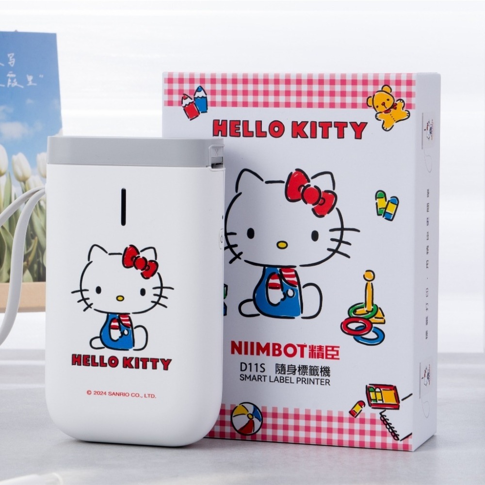 2024限量款 精臣x三麗鷗【總代理公司貨】 精臣標籤機 D11S Hello KItty聯名款限量款-細節圖2