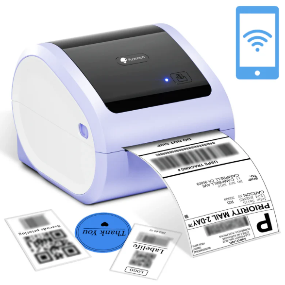 【新品預購】Phomemo D520-BT 手機 藍芽 熱敏 事務機 標籤打印機 標籤機 辦公 學校 物流單快遞印表機-細節圖9