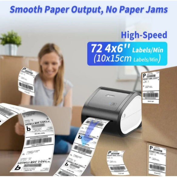 【新品預購】Phomemo D520-BT 手機 藍芽 熱敏 事務機 標籤打印機 標籤機 辦公 學校 物流單快遞印表機-細節圖4