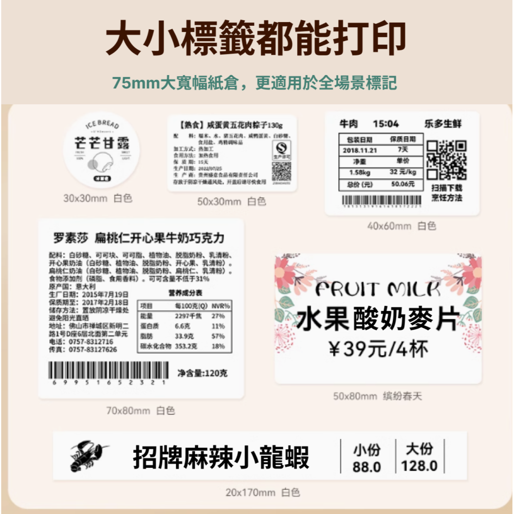 【台灣總代理公司貨】精臣標籤機 B31標籤機 B1升級版 列印寬度20-75mm 標籤貼紙機 支持接入第三方系統-細節圖4