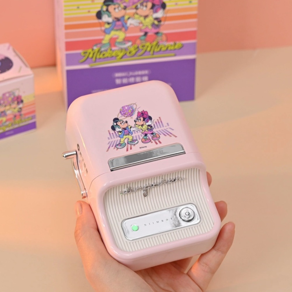 【台灣總代理公司貨】精臣標籤機 B21Pro 迪士尼米奇正版聯名 高清列印 台灣繁體中文專用版 家用標籤紙機 姓名貼-細節圖6