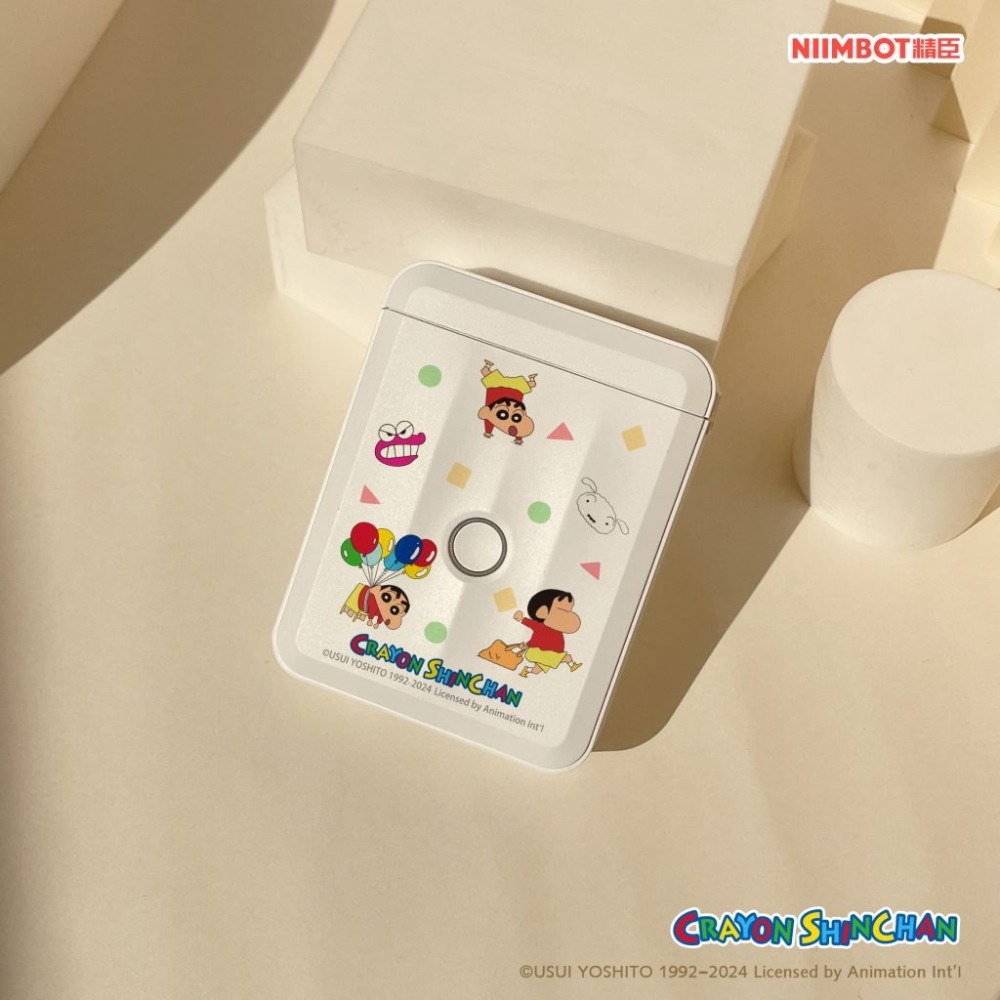 【台灣總代理公司貨】蠟筆小新正版授權 精臣D110M台灣版 標籤貼紙機 精臣標籤機 藍牙標籤機 姓名貼紙機 家用首選款-細節圖2