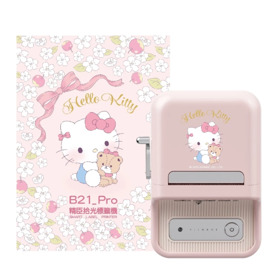 【台灣總代理公司貨】精臣標籤機 B21Pro 三麗鷗 凱蒂貓正版聯名 高清列印 台灣繁體中文專用版 家用標籤紙機 姓名貼-細節圖8
