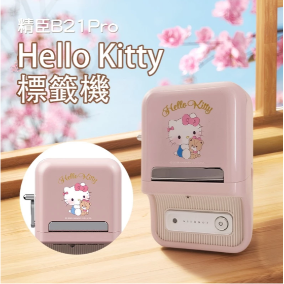 【台灣總代理公司貨】精臣標籤機 B21Pro 三麗鷗 凱蒂貓正版聯名 高清列印 台灣繁體中文專用版 家用標籤紙機 姓名貼-細節圖7