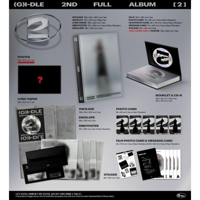 [現貨]✨ (G)I-DLE 正規二輯❄️《 2 》♣️ 全新未拆PB一般版專輯✨i-dle gidle idle 舒華-細節圖4