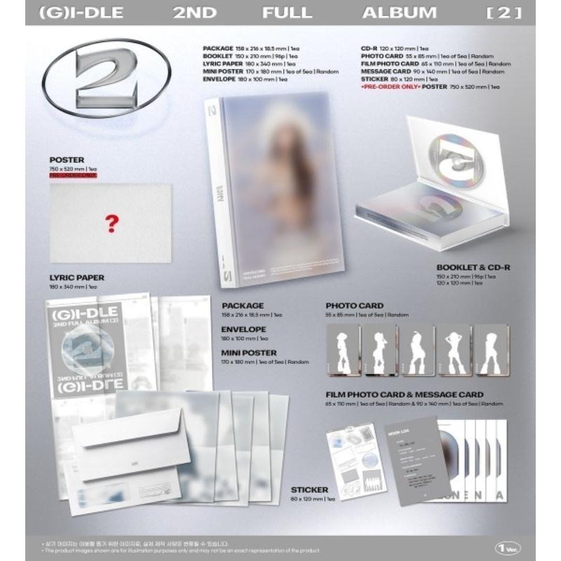 [現貨]✨ (G)I-DLE 正規二輯❄️《 2 》♣️ 全新未拆PB一般版專輯✨i-dle gidle idle 舒華-細節圖5