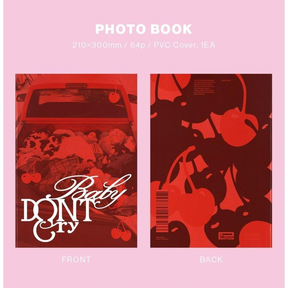 現貨✨ Baby DONT Cry  全新未拆 出道曲 F Girl 寫真書📕 非專輯 BDC-細節圖2