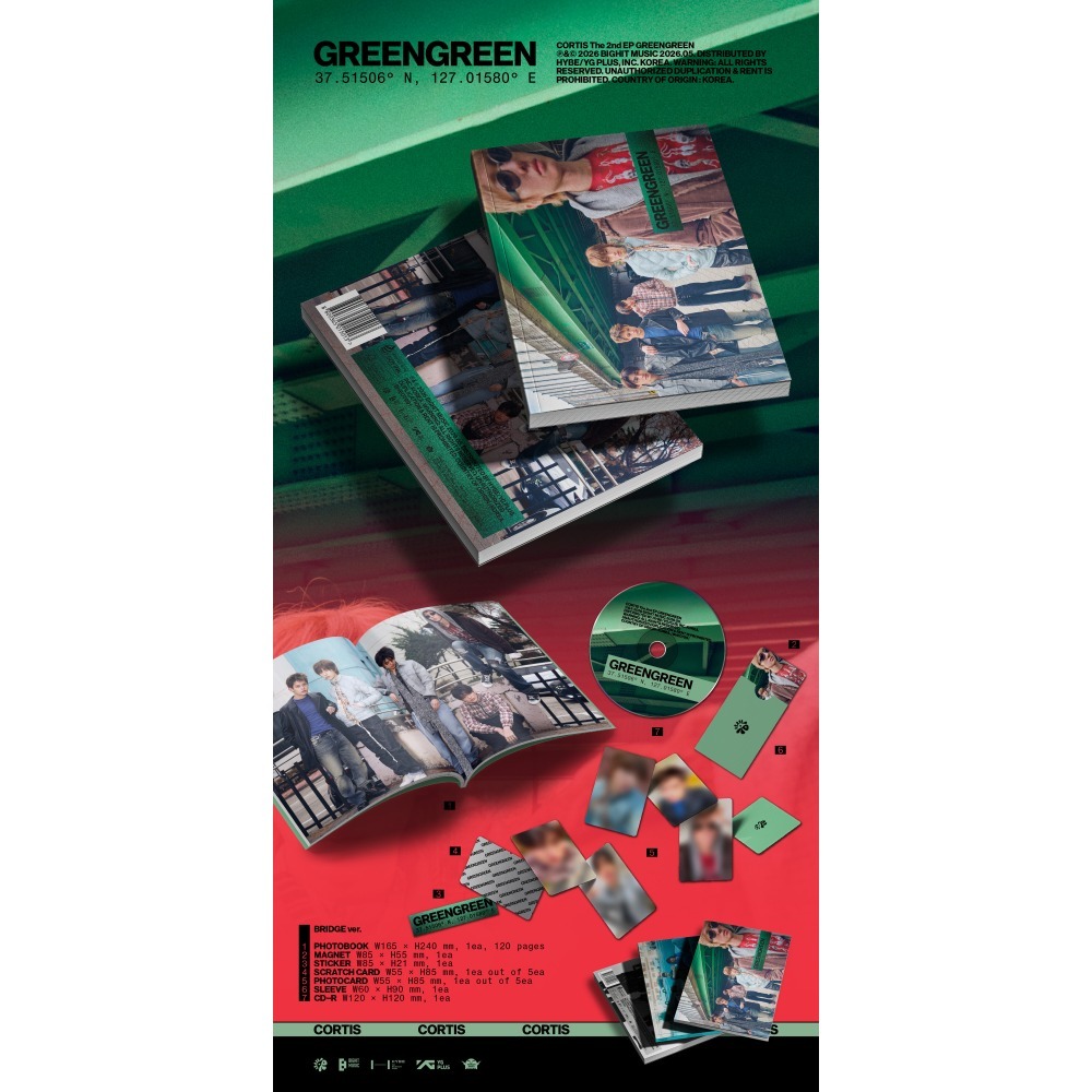 現貨 CORTIS 迷你二輯 GREENGREEN 🟢🟢 全新未拆 專輯 PHOTO BOOK 版-細節圖3