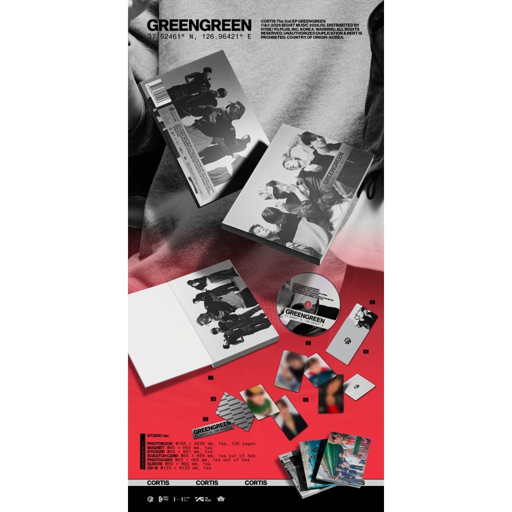 現貨 CORTIS 迷你二輯 GREENGREEN 🟢🟢 全新未拆 專輯 PHOTO BOOK 版-細節圖4