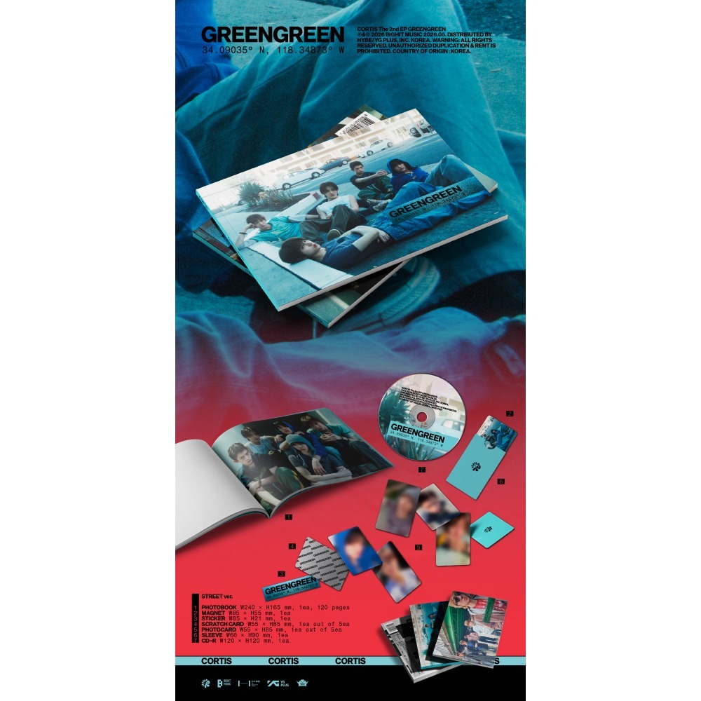 現貨 CORTIS 迷你二輯 GREENGREEN 🟢🟢 全新未拆 專輯 PHOTO BOOK 版-細節圖5