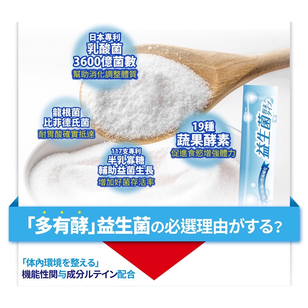 新普利 Simply 日本專利益生菌 2gX30包X2盒 (19種類酵素 16種類乳酸菌 奶素可食) 專品藥局-細節圖4