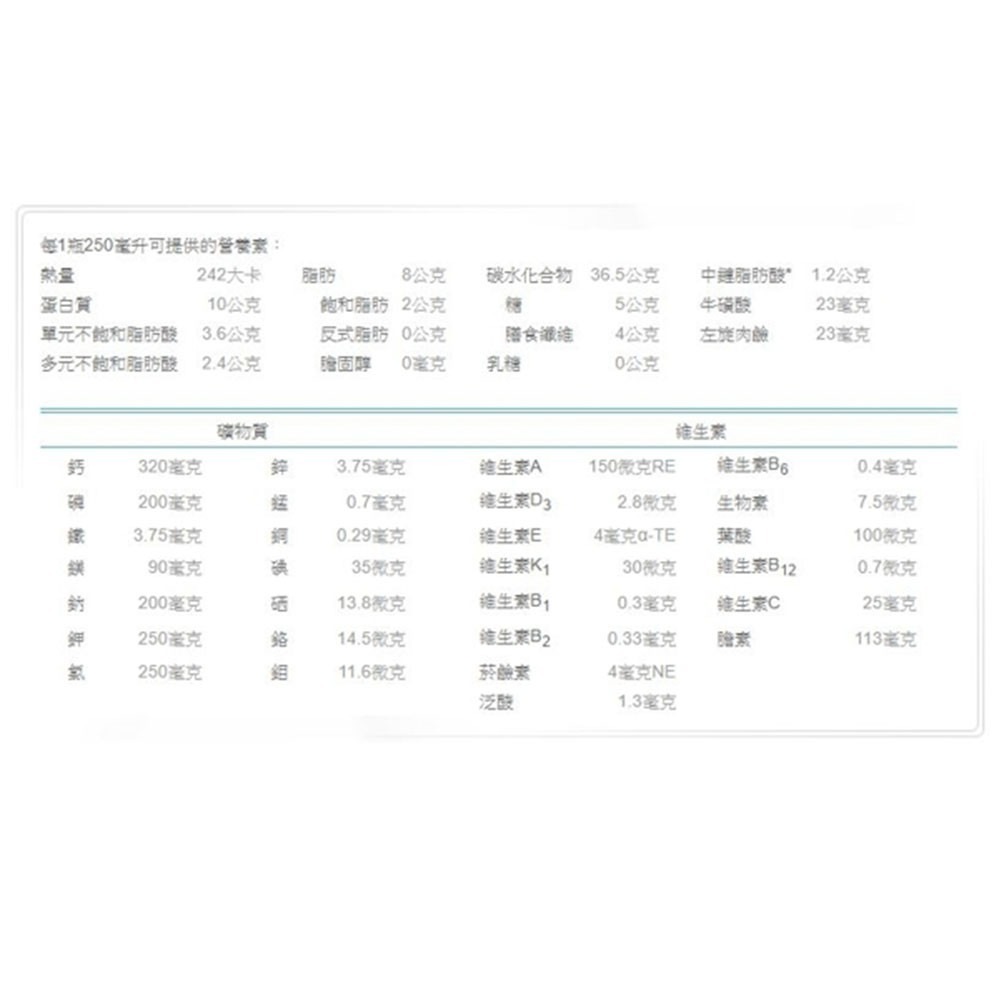 桂格 完膳營養素 (香草-低糖少甜) 250mlX24罐/箱 衛福部核准之特殊營養食品 專品藥局 【2011588】-細節圖4