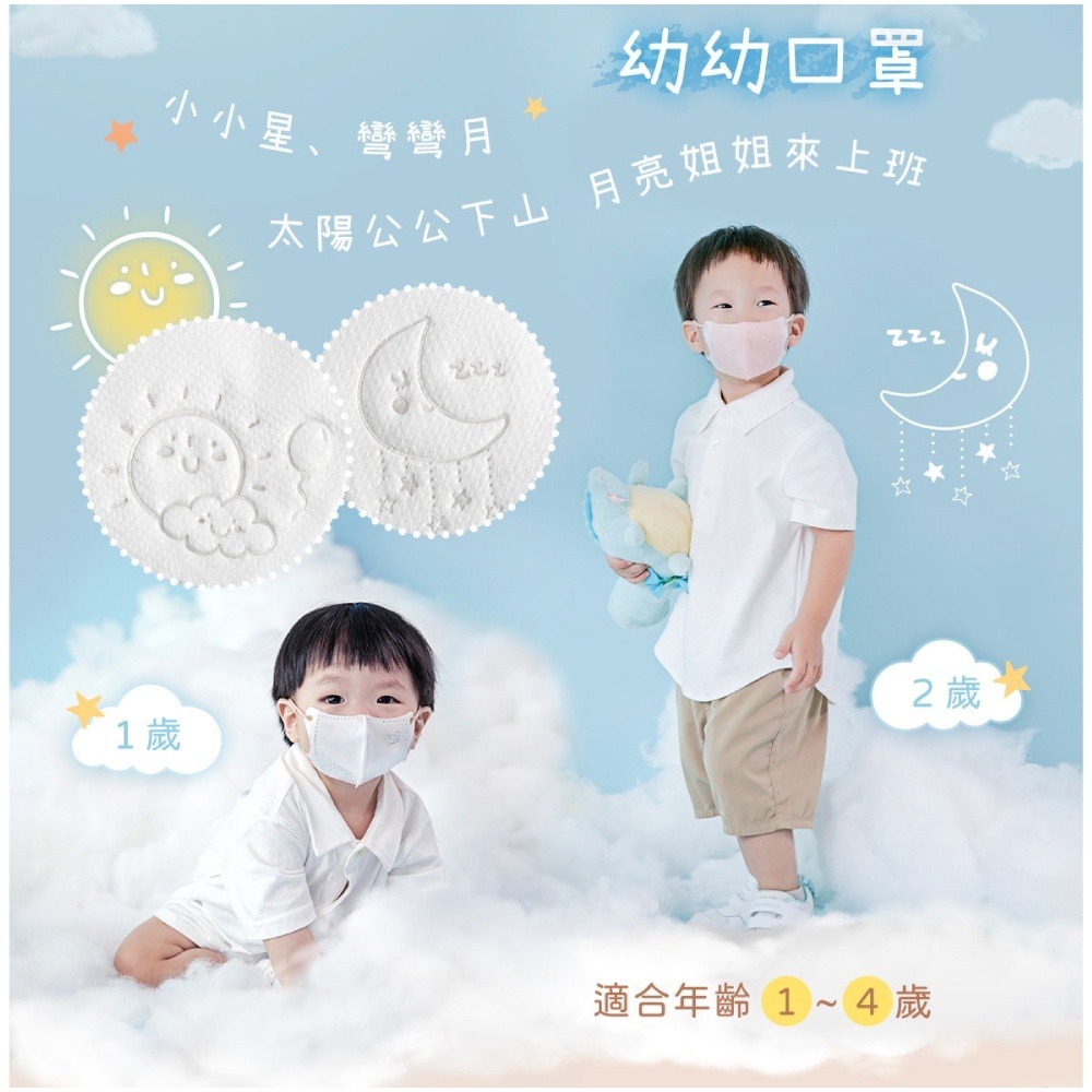 明基 幸福物語 幼幼/寶寶/兒童系列 究極の3D立體醫療口罩 多色任選 10片/盒 專品藥局-細節圖5