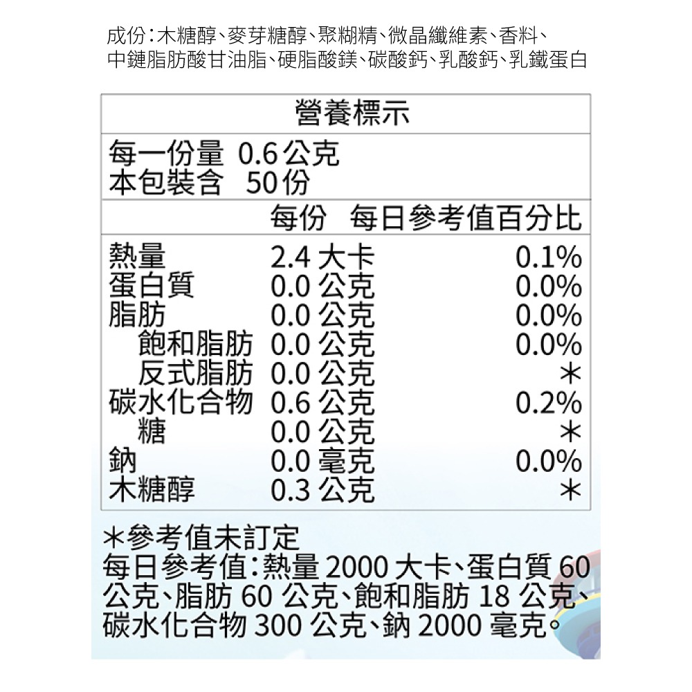 Lab52 齒妍堂 汪汪隊無糖口含錠(葡萄) 30g 50錠/包 專品藥局【2027381】-細節圖3