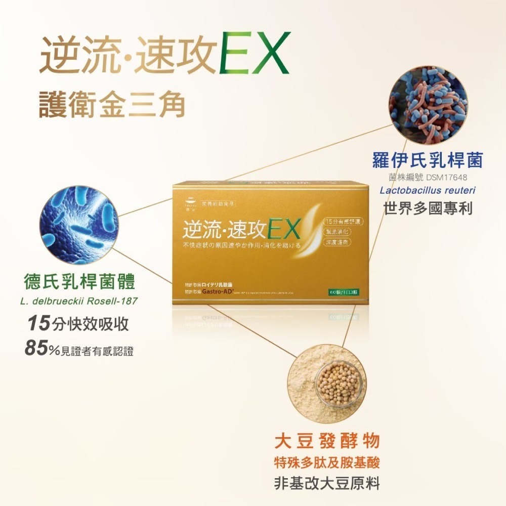 TOKUWA德合 逆流速攻膠囊EX 60粒/盒 (益生菌 乳酸菌 大和酵素) 專品藥局【2028313】-細節圖4