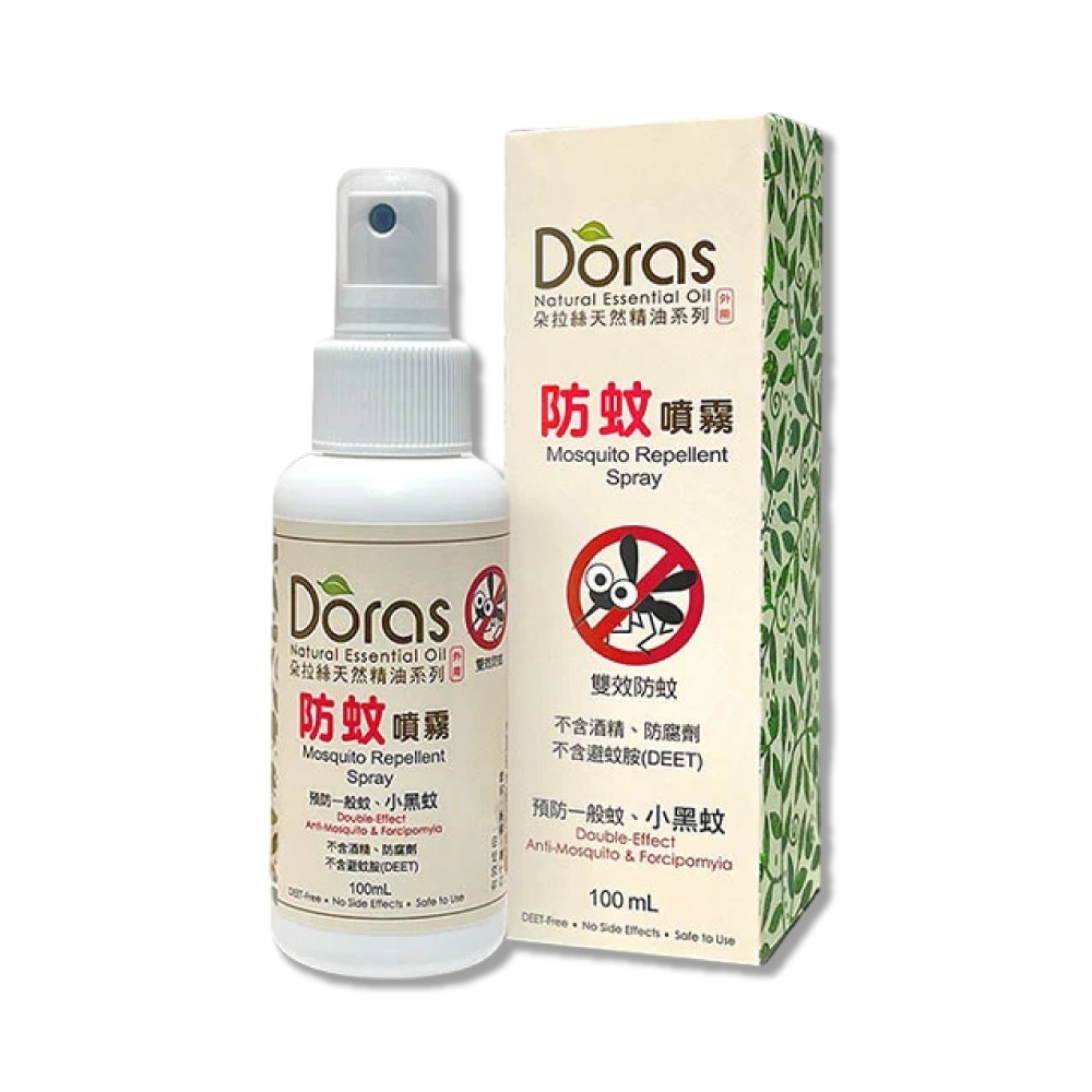 Doras朵拉絲 天然精油防蚊噴霧 100ml/瓶 專品藥局【2029458】-細節圖2