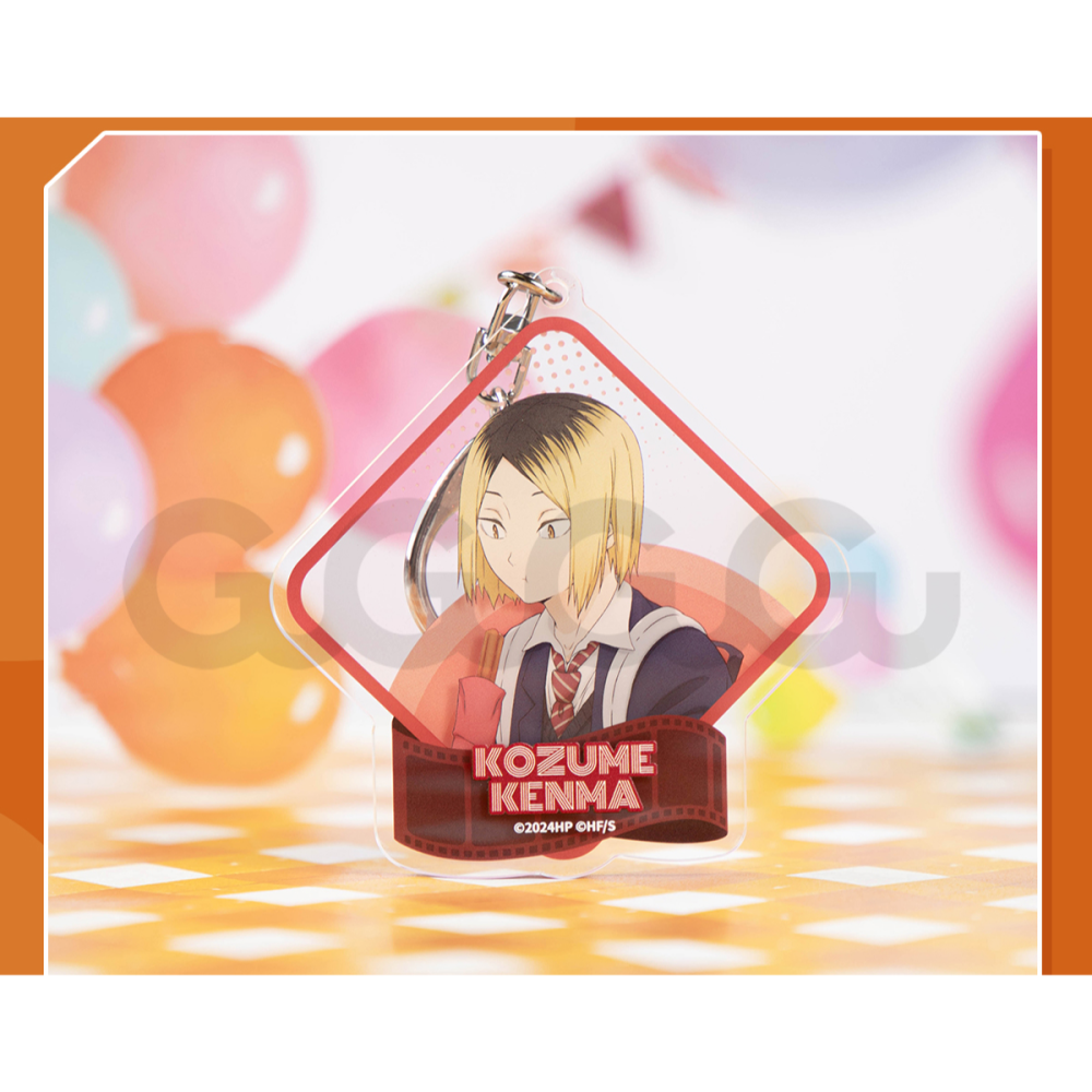 白阿尼現貨｜正版授權｜排球少年垃圾場決戰 看電影系列鑰匙圈｜排球少年鑰匙圈 孤爪研磨吊飾 研磨鑰匙圈 電影院 孤爪研磨-細節圖2