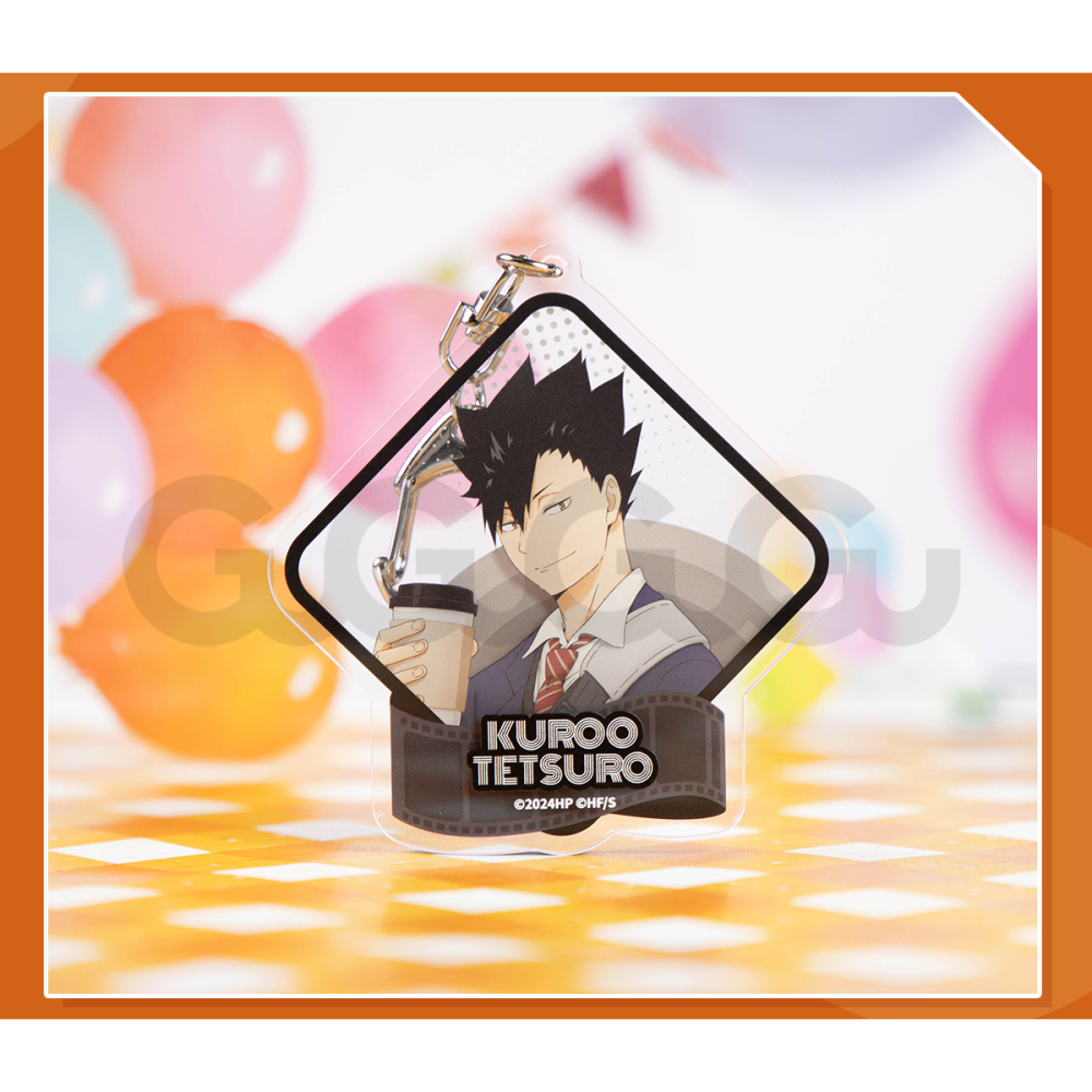 白阿尼現貨｜正版授權｜排球少年垃圾場決戰 看電影系列鑰匙圈｜排球少年鑰匙圈 黑尾鐵朗吊飾 黑尾鑰匙圈 電影院 黑尾鐵朗-細節圖2