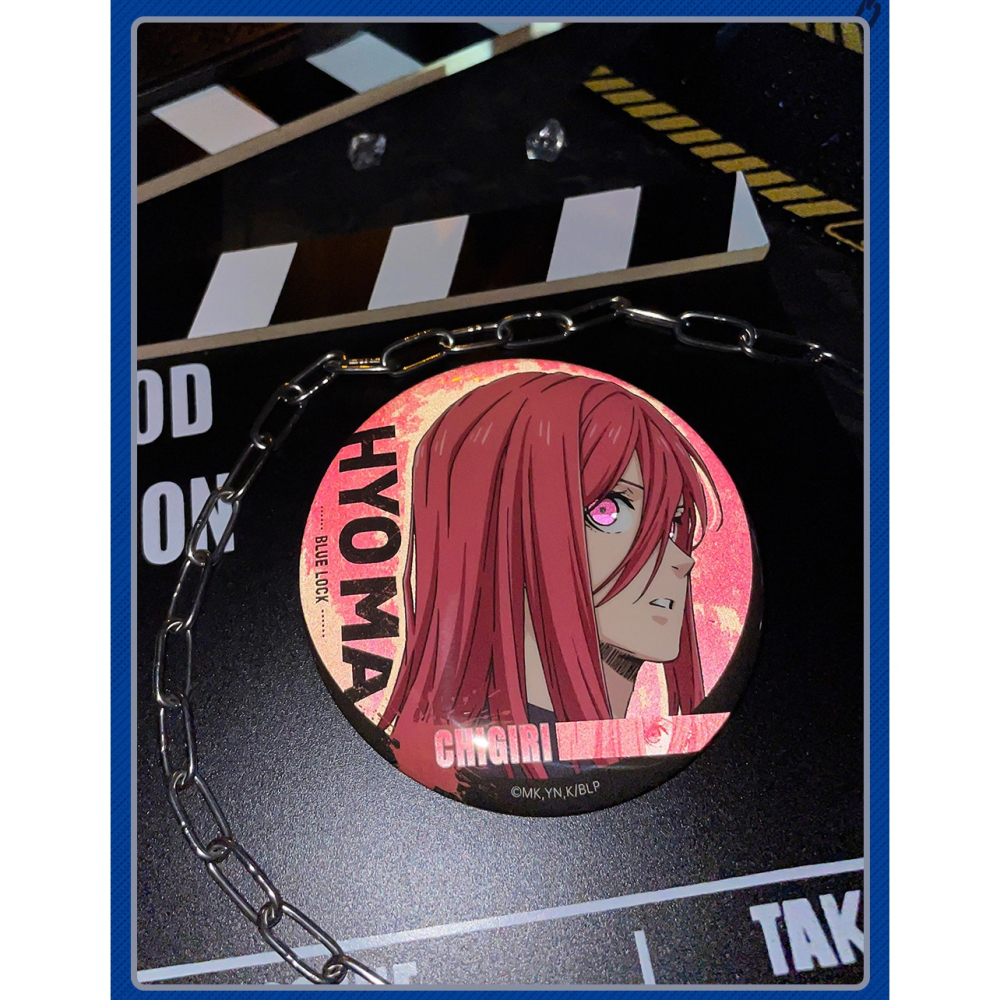 白阿尼現貨｜正版授權｜藍色監獄 反光徽章｜75 mm｜藍色監獄大徽章 潔世一徽章 蜂樂徽章 千切吧唧 凪徽章 玲王徽章-細節圖3