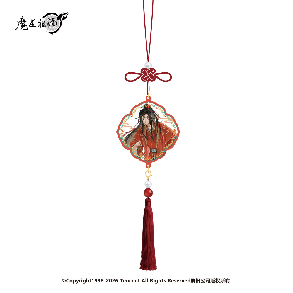 白阿尼現貨｜正版授權｜魔道祖師 紅歲馳春系列 流蘇吊飾｜魏無羨流蘇吊飾 藍忘機流蘇吊飾 藍忘機吊飾 魏無羨鑰匙圈 魔道-細節圖2