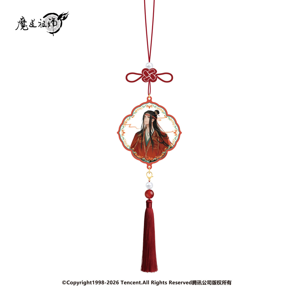 白阿尼現貨｜正版授權｜魔道祖師 紅歲馳春系列 流蘇吊飾｜魏無羨流蘇吊飾 藍忘機流蘇吊飾 藍忘機吊飾 魏無羨鑰匙圈 魔道-細節圖3