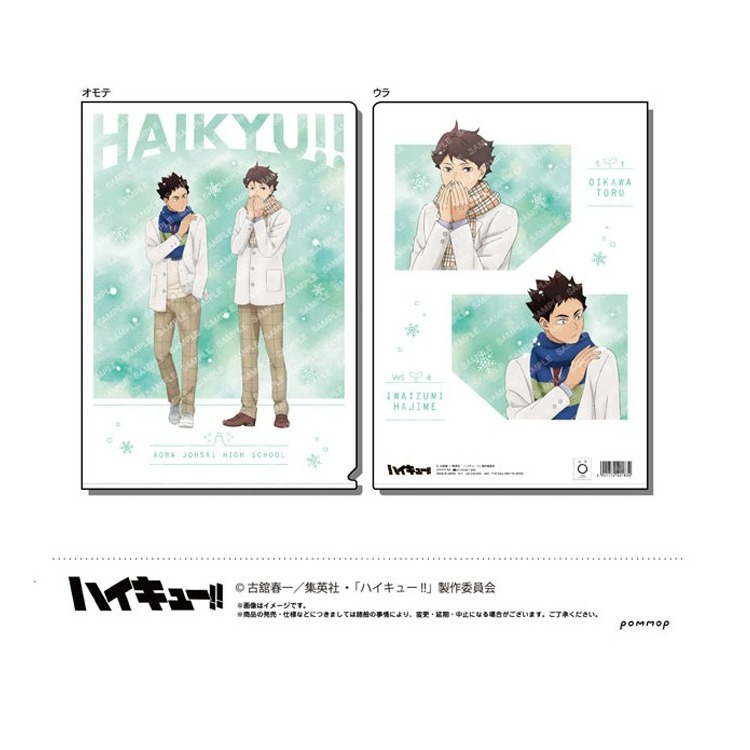 白阿尼現貨｜日版｜排球少年 天氣系列文件夾｜日向 影山 月島螢資料夾 黑尾 孤爪 及川徹 岩泉一 木兔 赤葦 排少資料夾-細節圖3