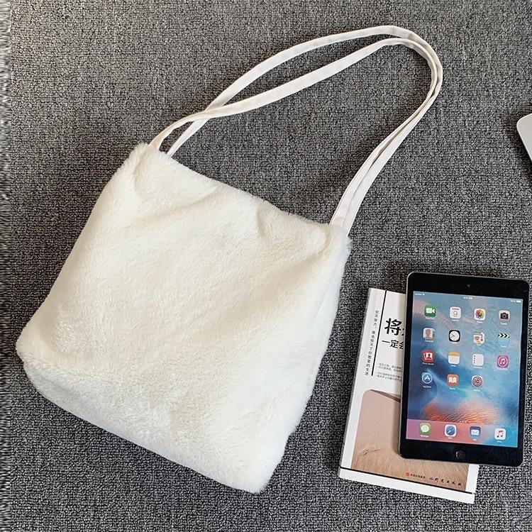 /森圓/ 毛茸茸 • 肩背手提袋-細節圖3