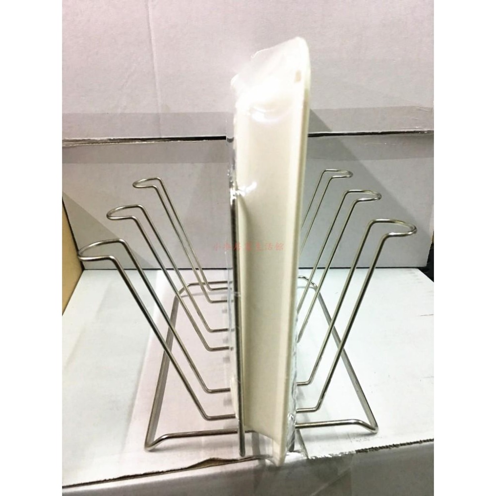 御膳坊 304不鏽鋼杯架組 附滴水盤 杯架組 杯子收納架 六角架 杯架 收納架 廚房收納-細節圖2