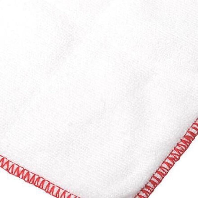 粉彩小兔 A55021 白色抹布 台灣製造 5條入 菜瓜布 清潔布 廚房 桌面 流理台 擦拭布 餐廳抹布-細節圖4