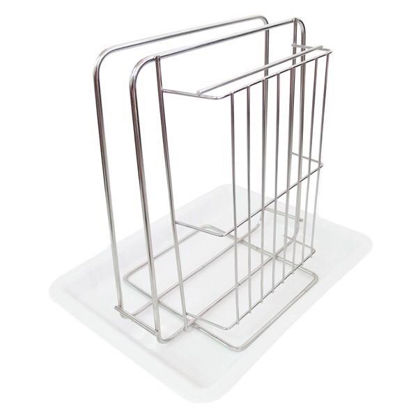 御膳坊 304不鏽鋼刀板架組 附滴水盤 不鏽鋼刀架 砧板架 正304 瀝水收納架 砧板架 收納架 刀板架 菜板架-細節圖3