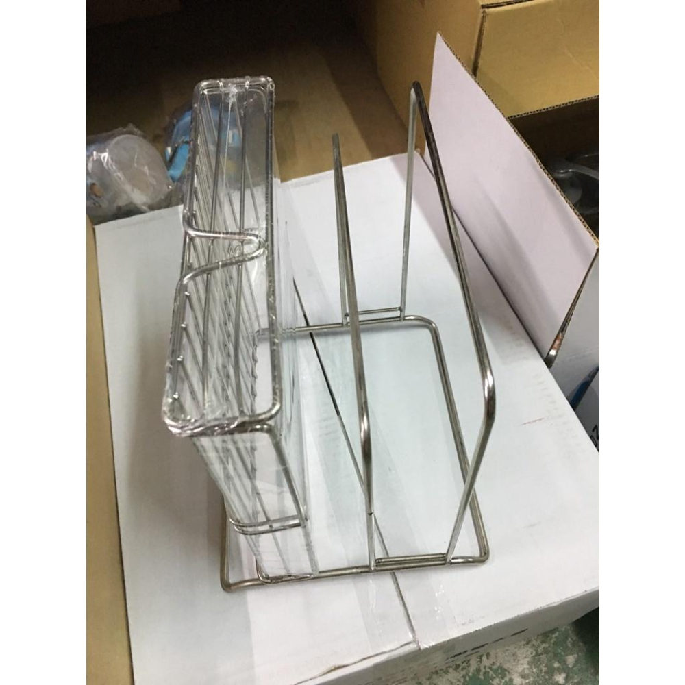 御膳坊 304不鏽鋼加大砧板刀架組 不鏽鋼刀架 砧板架 304 瀝水收納架 砧板架 收納架 刀板架 菜板架-細節圖3