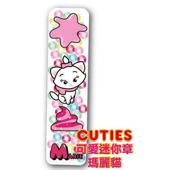 【姊妹貓印貼】迪士尼 CUTIESS 光敏防水卡通會計連續章 迷你章 護理師章 姓名章-細節圖10