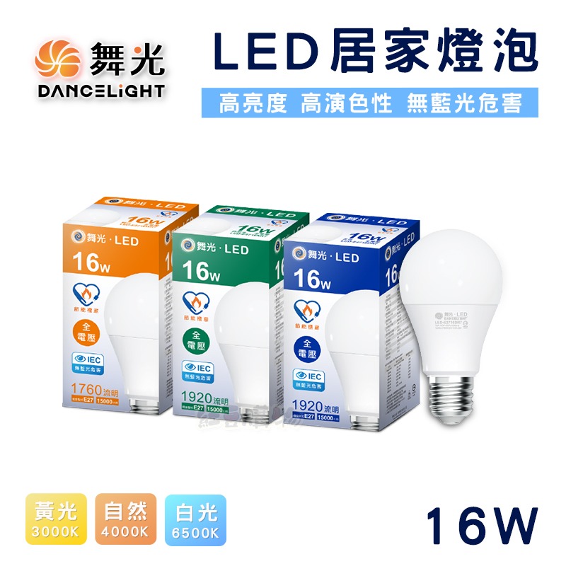 【現貨】舞光 LED燈泡 E27超廣角燈泡 冰棒燈 燈泡 廣角燈泡 7W 10W 12W 16W 20W 25W-規格圖1