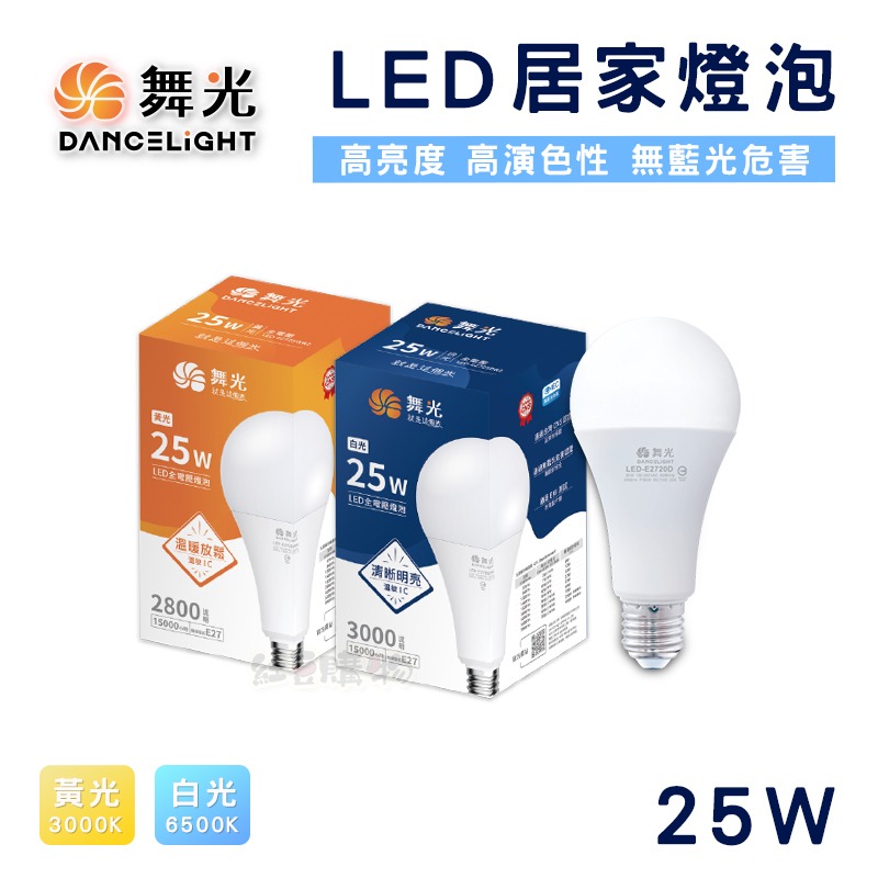 【現貨】舞光 LED燈泡 E27超廣角燈泡 冰棒燈 燈泡 廣角燈泡 7W 10W 12W 16W 20W 25W-規格圖1
