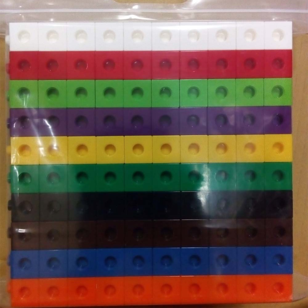 10色2公分連接方塊 (100Pcs) 方塊 教具 數學教具 USL 遊思樂 連接方塊 索瑪立方塊 現貨-細節圖2