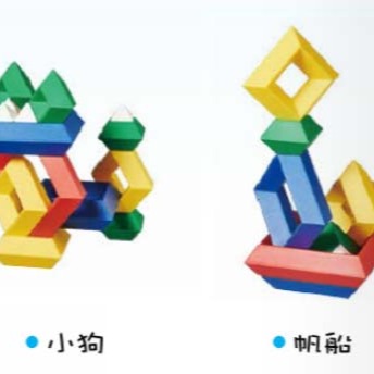 百變金塔 英文彩盒 (24pcs,附底盤) 教具 USL 遊思樂 現貨-細節圖2