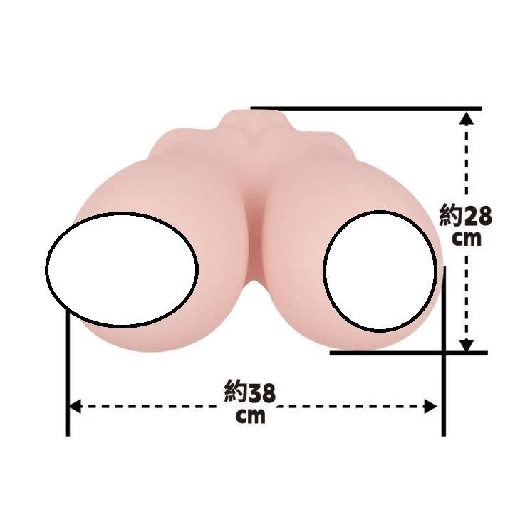 大魔王名器｜1:1 爆乳還原 ｜極色6KG巨垂乳｜奶頭可舔｜內建骨架 ｜乳房飛機杯 6kg-細節圖3