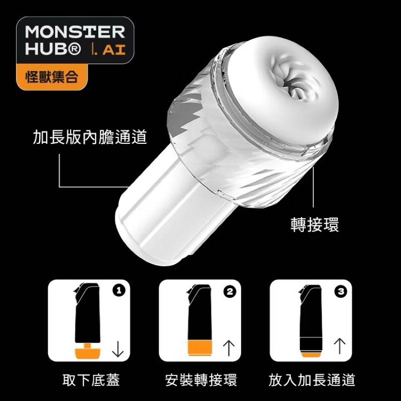 SISTALK小怪獸 怪獸集合 絢風杯 創新AI智能絢風杯內膽通道 智能 飛機杯內膽-細節圖4