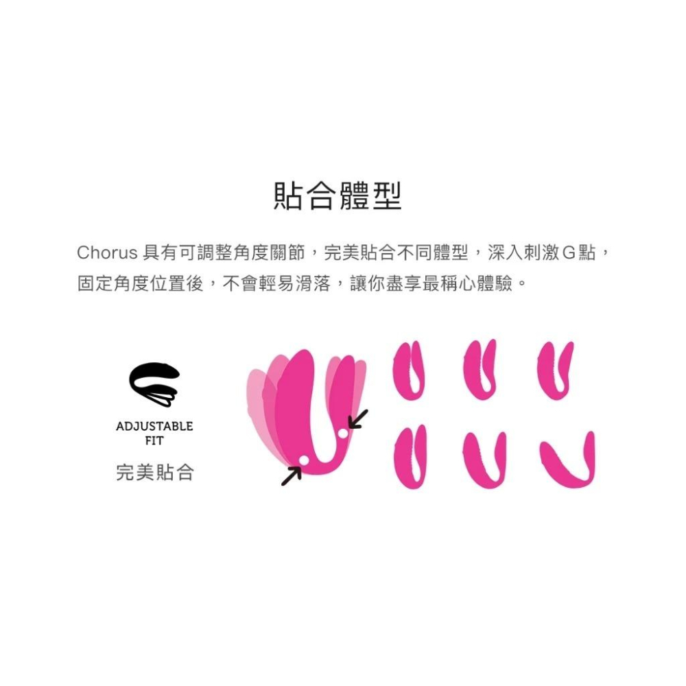 贈潤滑液 We-Vibe 遠端 遙控 藍芽 雙人共震器 Chorus SE Sync APP 跳蛋 情趣用品 C型BT-細節圖2