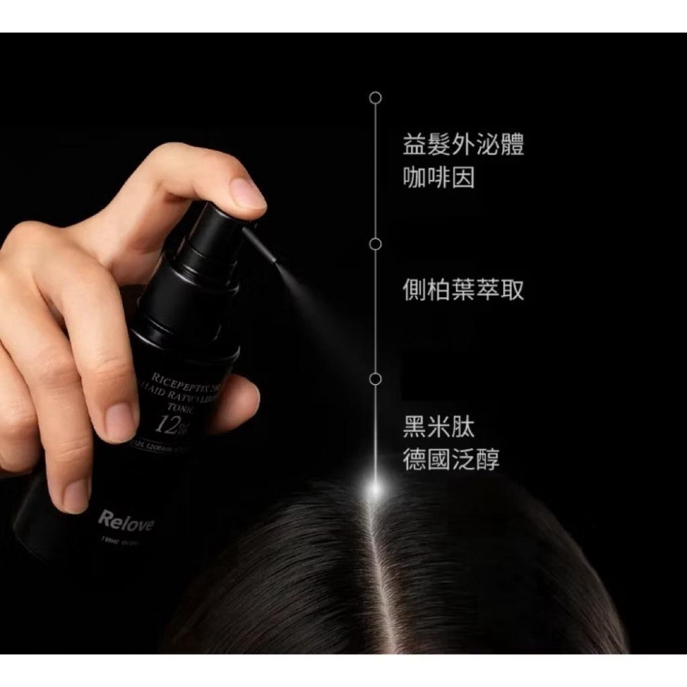 現貨 Relove｜黑泌肽｜外泌體 養髮液｜12% 加強版｜100ml 原廠授權經銷商-細節圖3