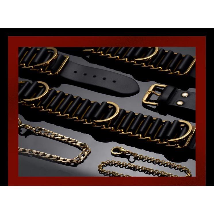 義大利 UPKO｜SM｜鎖戀｜項圈 手銬 腰帶套裝 愛姐網 金屬 皮革-細節圖3