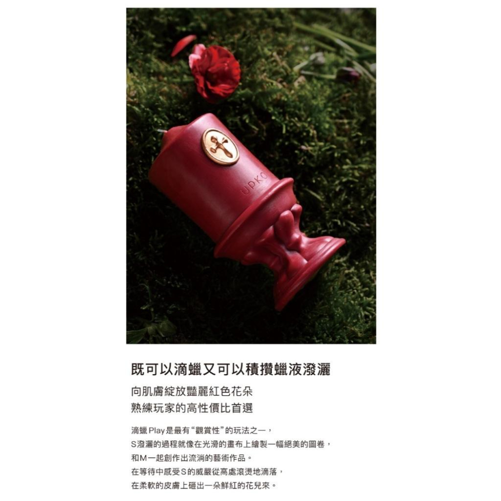 UPKO | 戲夢花園| 低溫滴蠟| 蠟燭｜午夜甜心 蛋糕-細節圖6