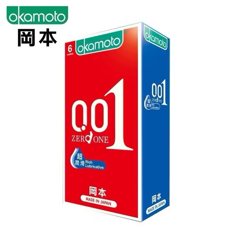 岡本 0.01 極薄 衛生套 4入 2入 水溶性 人體 潤滑凝露 50ml-細節圖5