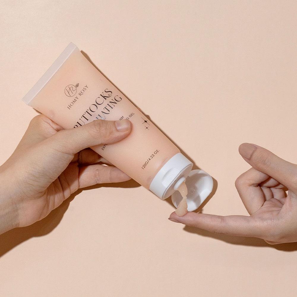 Homy Rosy｜美臀 溫感去角質 潔淨膠 120ml 沐浴露-細節圖8