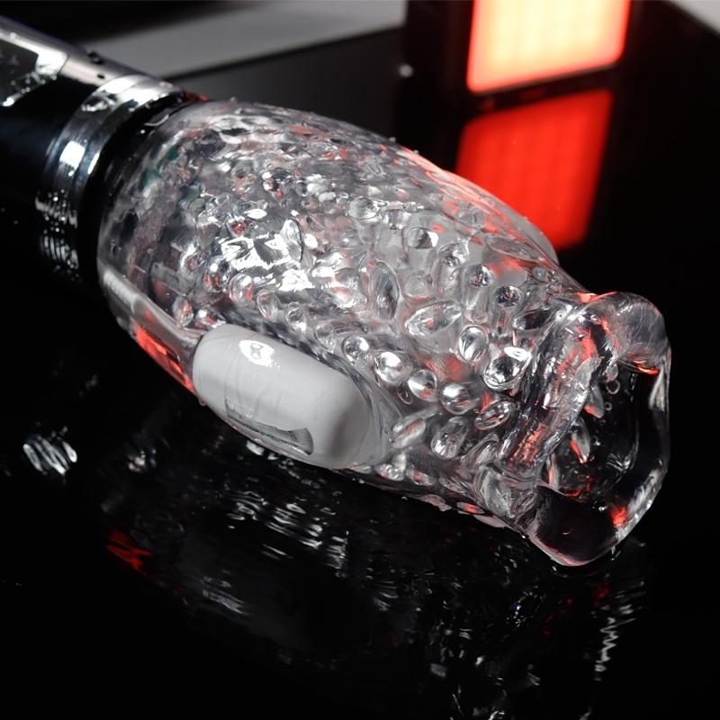 贈潤滑液 真男人｜傑西卡 伸縮旋轉震動｜電動 鍛鍊器 飛機杯-細節圖2