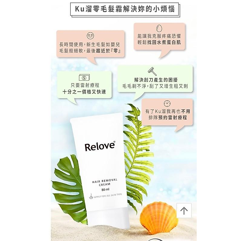 現貨 Relove正品 公司貨 內含海綿 私密處 Ku溜零毛髮霜  零毛霜 胺基酸 清潔 保濕-細節圖5