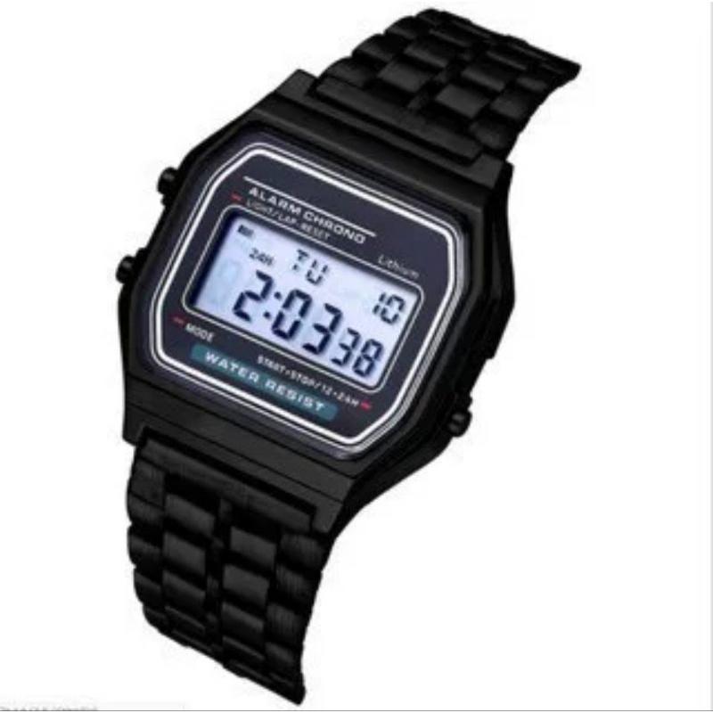 電子手錶、鋼帶、原宿風、多功能手錶、塑膠表帶-細節圖2