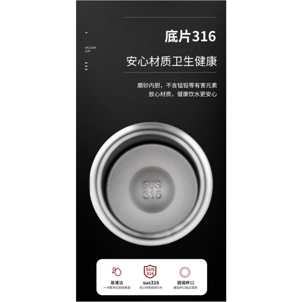 TINGMI小舖 316不鏽鋼保溫杯1000cc-細節圖3