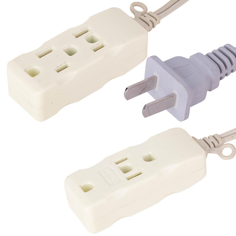TINGMI小舖 一轉三延長線 2.7米  110V 白色-細節圖5