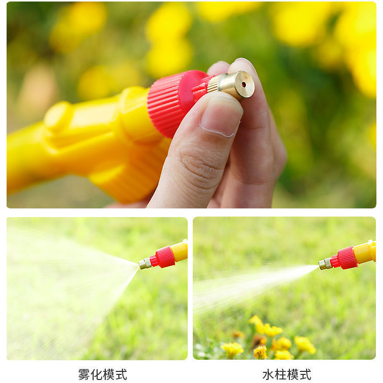 TINGMI小舖 台灣現貨 農用塑膠拉杆噴壺往複式噴霧器打氣噴頭可樂瓶推拉噴水壺-細節圖5